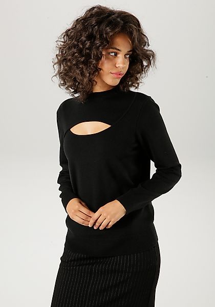 Aniston CASUAL Strickpullover mit Cut-out am günstig online kaufen