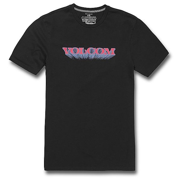 Volcom Holograph Kurzarm Rundhalsausschnitt T-shirt M Black günstig online kaufen