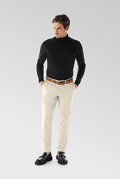 Rollkragenshirt aus Schweizer Baumwolljersey günstig online kaufen