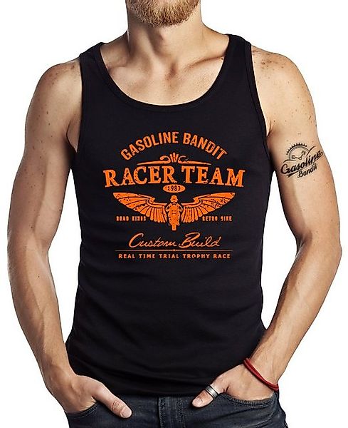 GASOLINE BANDIT® Tanktop für Hot Rod Biker Racer Motorrad Fans: Racer-Team günstig online kaufen