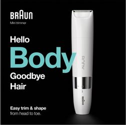 Braun Elektrokörperrasierer Mini Body-& Bikini-Trimmer BS1000, günstig online kaufen