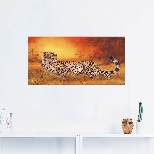 Artland Wandbild "Gepard", Geparden Bilder, (1 St.), als Alubild, Outdoorbi günstig online kaufen
