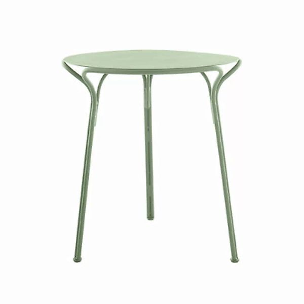 Runder Tisch HiRay metall grün / Metall - Ø 60 cm - Kartell - Grün günstig online kaufen