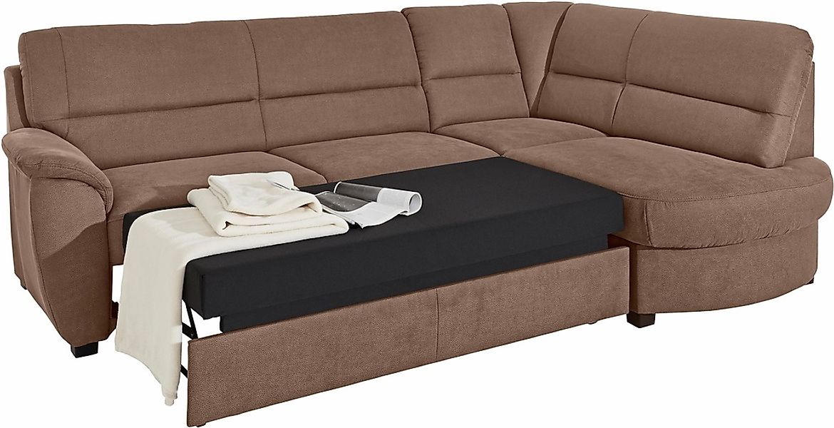 sit&more Ecksofa "Pandora L-Form" wahlweise mit Bettfunktion und Bettkasten günstig online kaufen