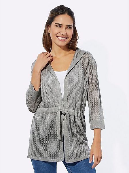 Sieh an! Strickjacke Strickjacke 3/4-Arm Ajour, Jersey günstig online kaufen