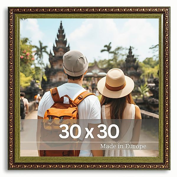 Victor (Zenith) Bilderrahmen Chagall, Antiker Bilderrahmen Braun Gold 30x30 günstig online kaufen