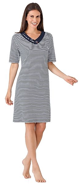 Hajo Nachthemd Damen Schlafshirt kurzer Arm günstig online kaufen