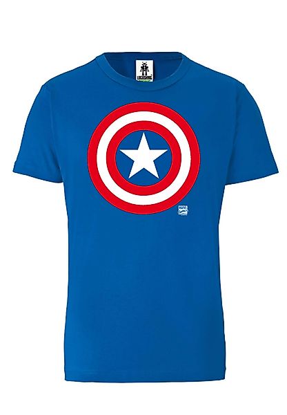 LOGOSHIRT T-Shirt "Marvel Comics", mit Captain America-Logo günstig online kaufen