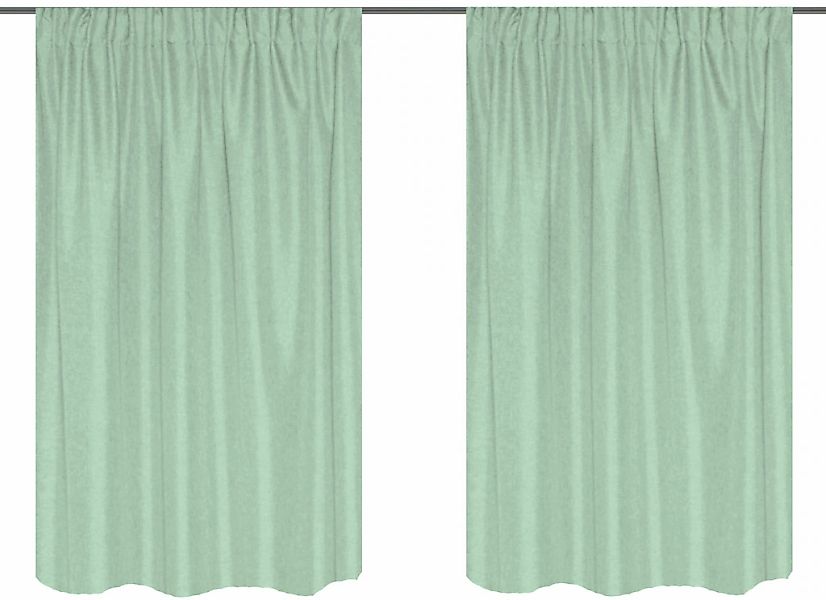 Home Basics Vorhang "MAITE" Multifunktionsband 2 Stk. tlg. günstig online kaufen
