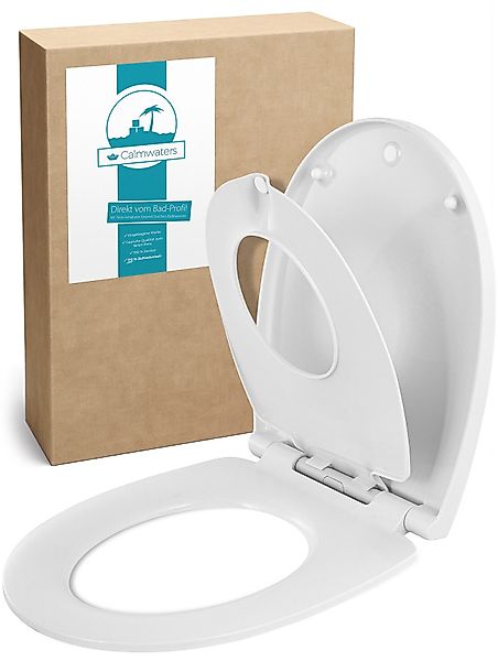 Calmwaters Kinder-WC-Sitz Familien WC-Sitz, Kindersitz, Absenkautomatik, günstig online kaufen