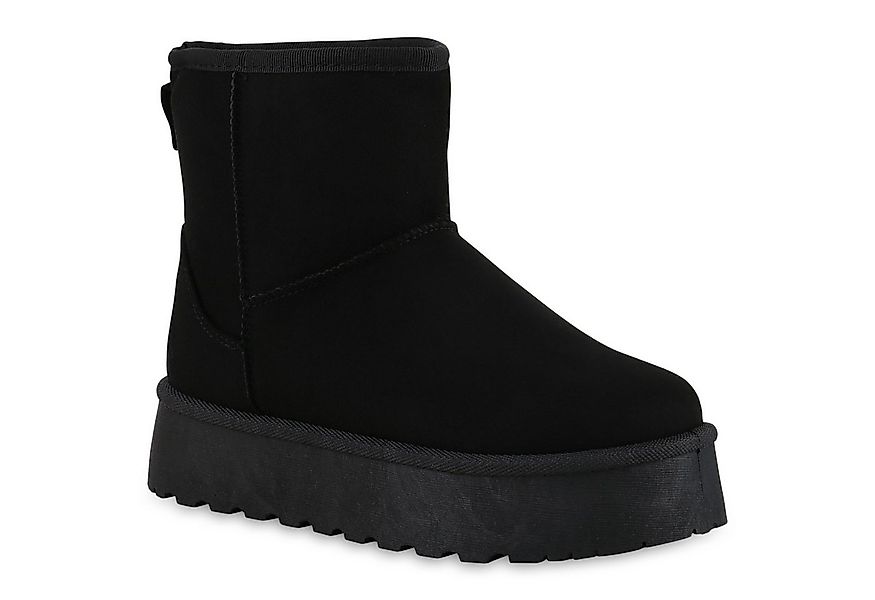 VAN HILL 840786 Winterstiefelette Damen Warm Gefütterte Winter Boots Bequem günstig online kaufen