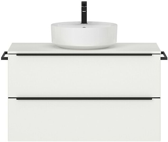 nobilia® Badmöbel-Set »Alvene« vormontiert, mit Soft-Close, 1 Stk. tlg. in günstig online kaufen