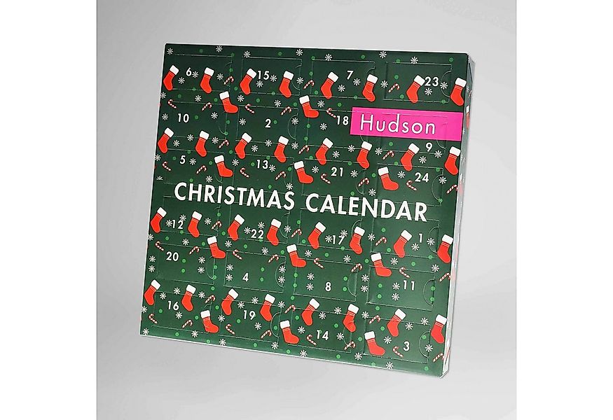 Hudson Basicsocken Christmas Calendar (1-Paar) Adventskalender für Herren günstig online kaufen