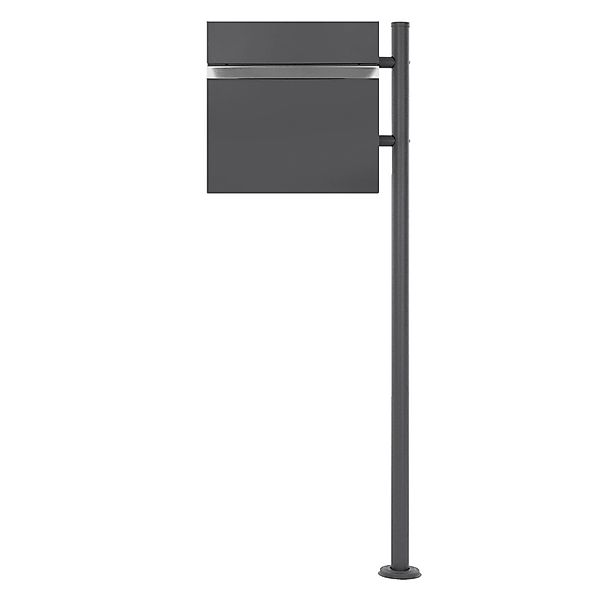 ECD Germany Standbriefkasten Anthrazit mit Zeitungsfach mit Standfuß Anthra günstig online kaufen