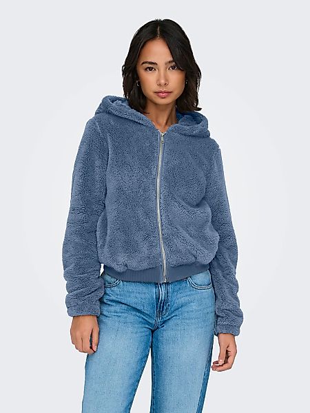 ONLY "ONLNEWANNA CONTACT SHERPA JKT OTW NOOS" mit Kapuze Kunstfaser günstig online kaufen