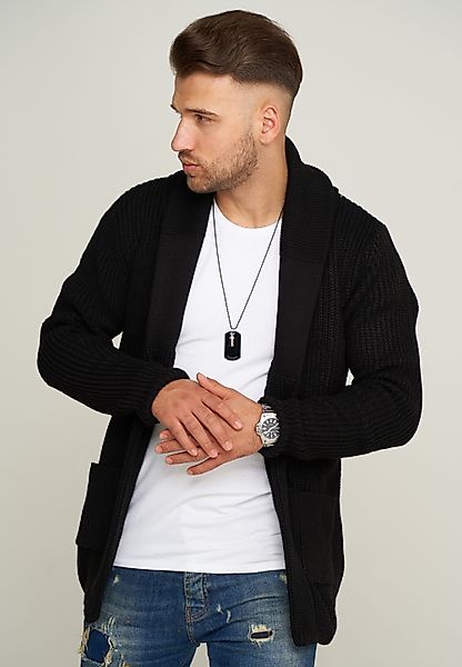 behype Strickjacke "MKCARDY45", mit Schalkragen günstig online kaufen