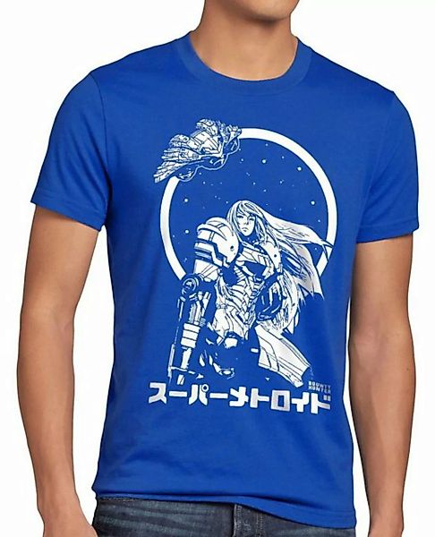 style3 Print-Shirt Herren T-Shirt Samus Return metroid nerd gamer nes snes günstig online kaufen