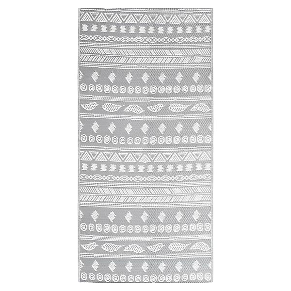 vidaXL Outdoorteppich Grau 80x150 Cm Pp 1085902 günstig online kaufen