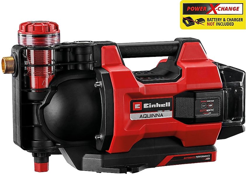 Einhell Akku-Gartenpumpe ""AQUINNA 18/30 F LED AUTOMATIC"", ohne Akku, ohne günstig online kaufen