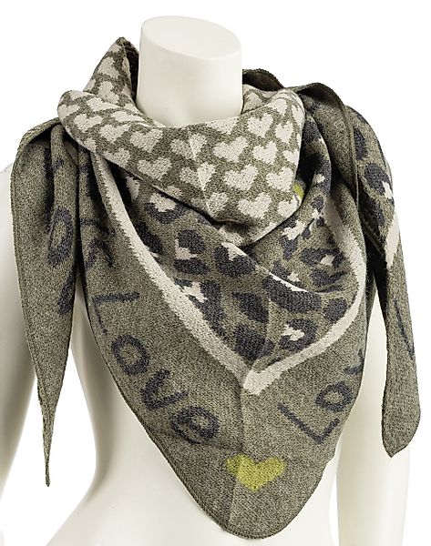 Cassandra Accessoires Dreieckstuch "Love", kuschelweich, mit günstig online kaufen