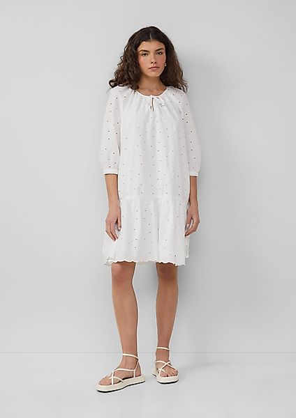 QS Minikleid Leichtes Kleid mit Lochstickerei günstig online kaufen