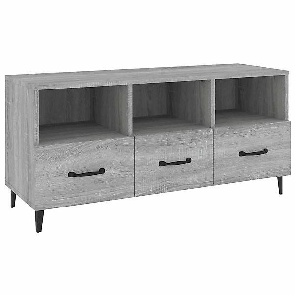 VidaXL TV-Schrank Grau Sonoma 102x35x50 cm Holzwerkstoff günstig online kaufen
