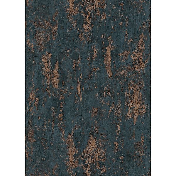 Erismann Vliestapete Casual Chic 10,05 m x 0,53 m Betonoptik Dunkelblau günstig online kaufen