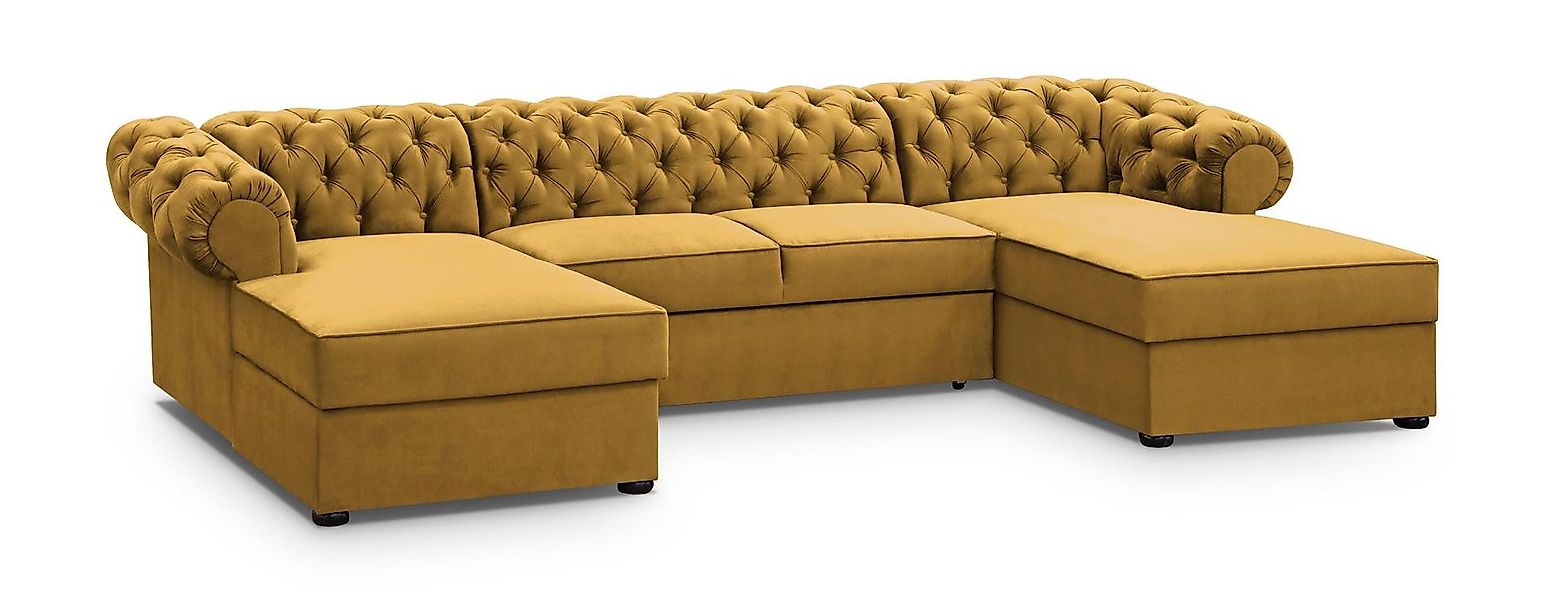 Beautysofa Ecksofa mit Schlaffunktion und zwei günstig online kaufen