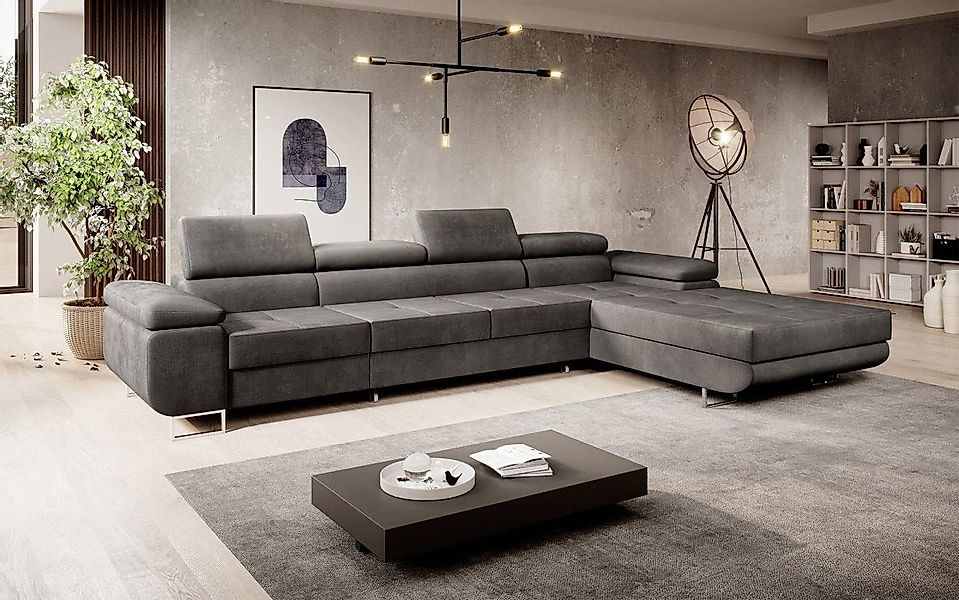 Luxusbetten24 Schlafsofa Designer Sofa Calvera Maxi, günstig online kaufen