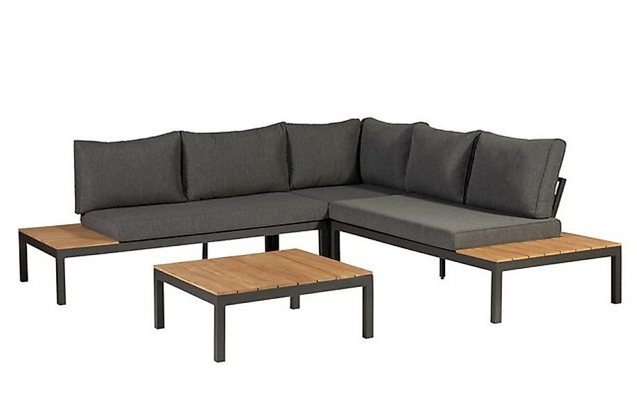 EXOTAN Gartensofa La Vida aus Teakholz, Anthrazit günstig online kaufen