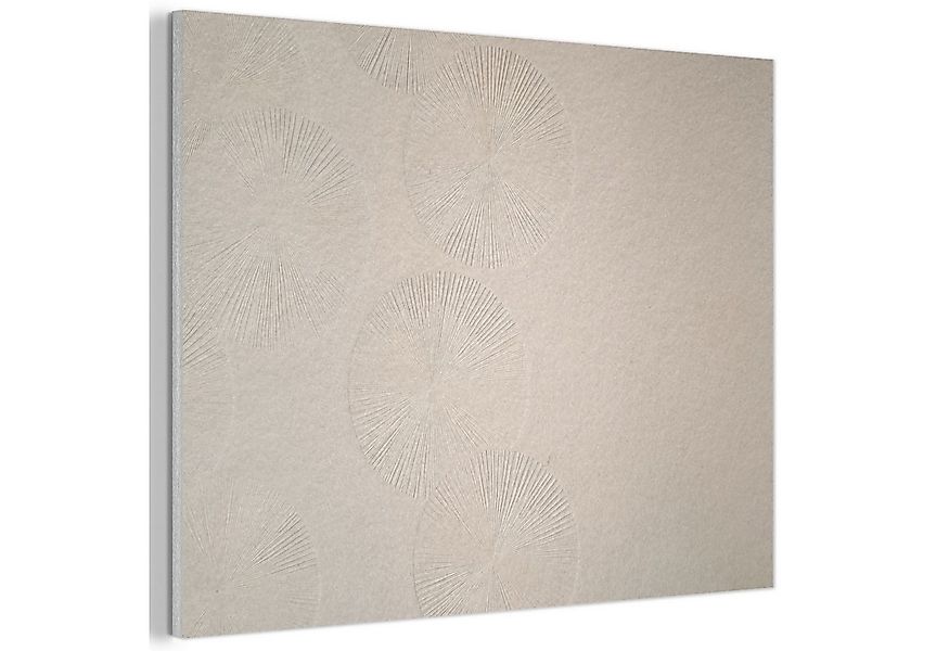 MuchoWow Gemälde Japandi - Beige - Modern, Fotodruck (1 St), Akustikpaneele günstig online kaufen