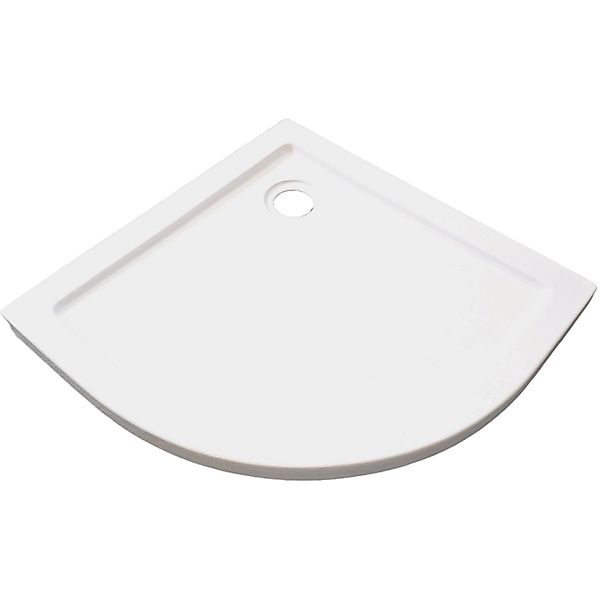 Sanotechnik Duschwanne Viertelkreis 80 cm x 80 cm Weiß günstig online kaufen