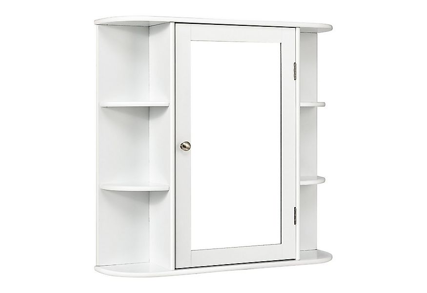 COSTWAY Spiegelschrank Badezimmerschrank mit Spiegeltür&Ablagen, hängend we günstig online kaufen