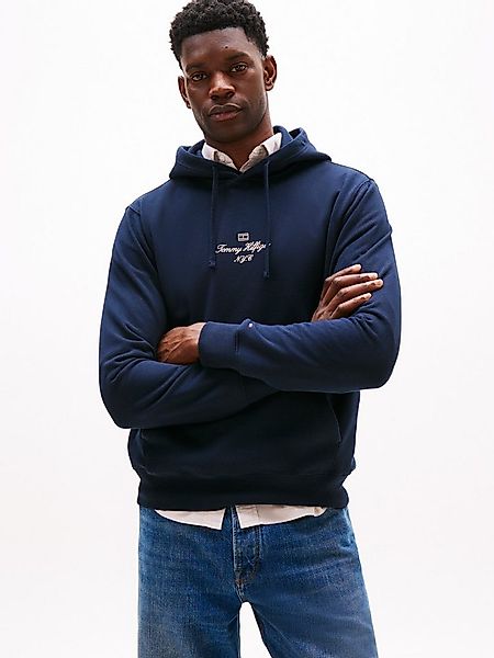 Tommy Hilfiger Hoodie OUTLINE FLAG SCRIPT HOODIE mit kontrastfarbener Stick günstig online kaufen