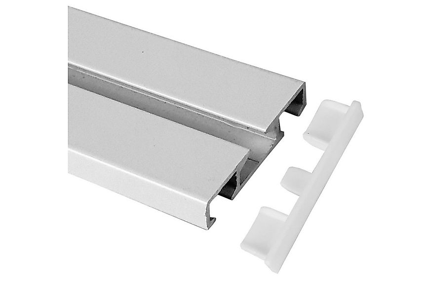 Bestlivings Gardinenschiene, 1/2-läufig, gesteckt, geklemmt, Kunststoff, ge günstig online kaufen