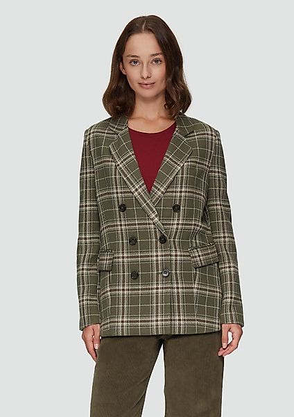 s.Oliver Jackenblazer Indoor-Blazer Langer Twillblazer mit günstig online kaufen