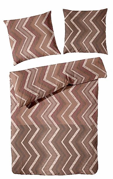 Primera Bettwäsche »Mako-Satin -Bettwäsche Jacquard« 2 Stk. tlg. mit klassi günstig online kaufen