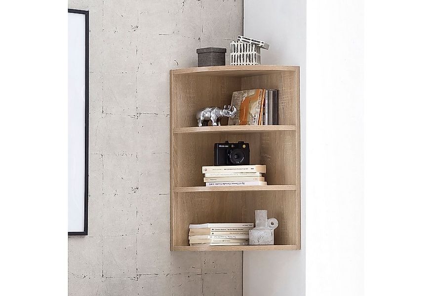 FINEBUY Eckregal Wandregal Winkelregal Badregal Küchenregal Standregal Rega günstig online kaufen