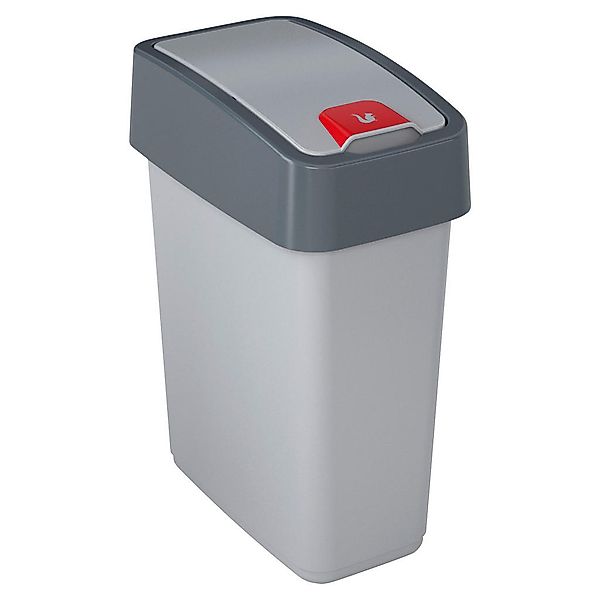 keeeper Abfalleimer silber B/H/L: ca. 29,5x36,5x18 cm günstig online kaufen