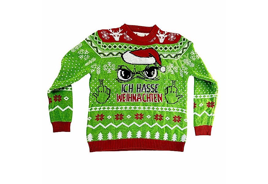 TOPCENT Weihnachtspullover Muffel Herren-Strickpullover, S-XXL, "Ich hasse günstig online kaufen