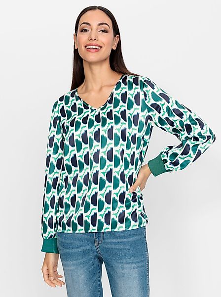 heine Klassische Bluse Druckbluse günstig online kaufen
