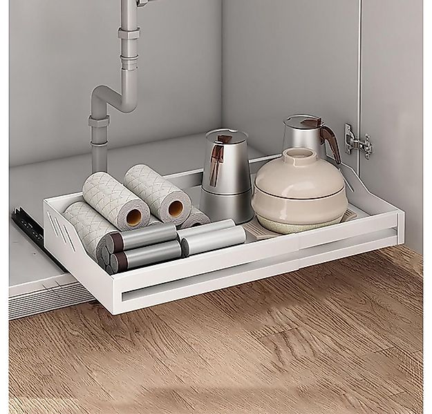 TUWENA Küchenregal Teleskopschublade, Ausziehbarer Küchenschrank Organizer, günstig online kaufen