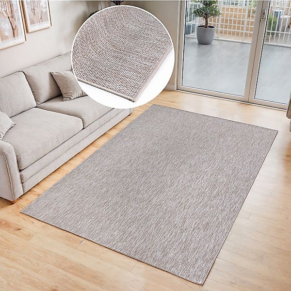 my home Teppich "Kian" rechteckig 3 mm Höhe Sisal-Optik, Flachgewebe, In- u günstig online kaufen