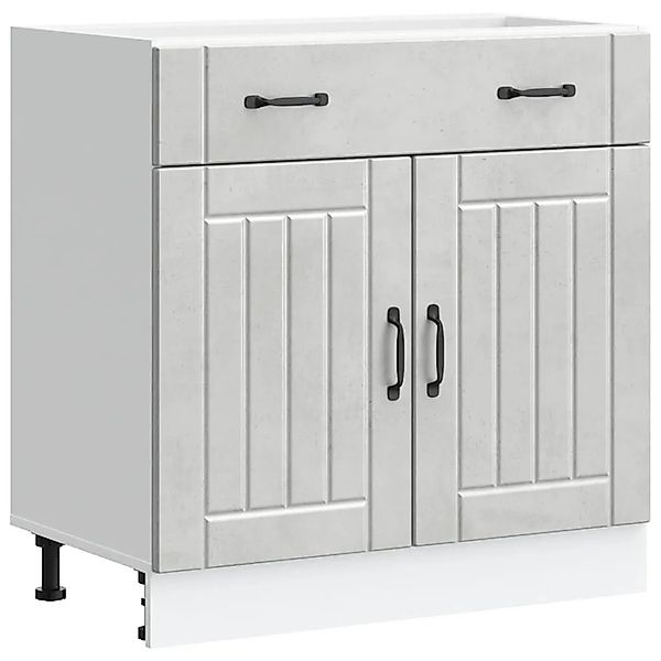 vidaXL Küchen-Unterschrank Lucca Betongrau Holzwerkstoff 853741 günstig online kaufen