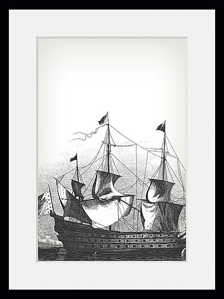queence Bild "Charles", Schiffe-historische Ereignisse-Schwarz-Weiß, (1 St. günstig online kaufen