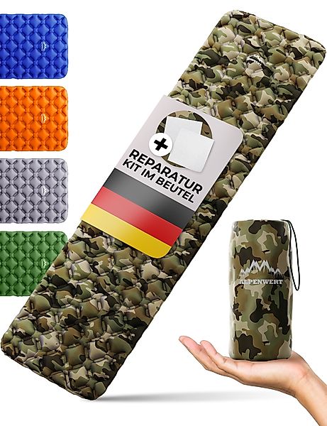 Alpenwert Isomatte Outdoor Camping Schlafmatte Aufblasbar günstig online kaufen