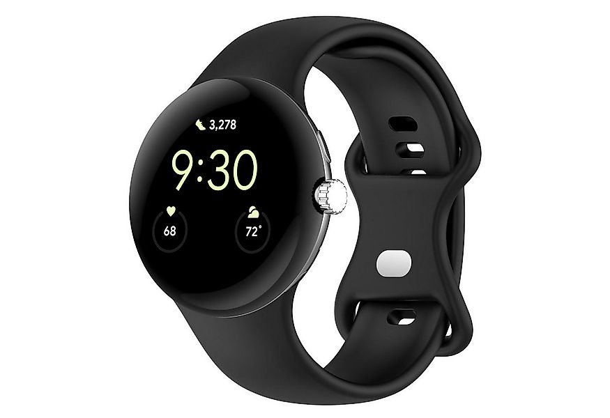 Wigento Smartwatch-Armband Für Google Pixel Watch 3 45mm Silikon Band Butte günstig online kaufen