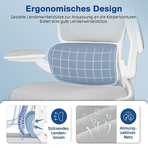 Homimaster Bürostuhl Bürostuhl, Schreibtischstuhl Ergonomisch mit günstig online kaufen