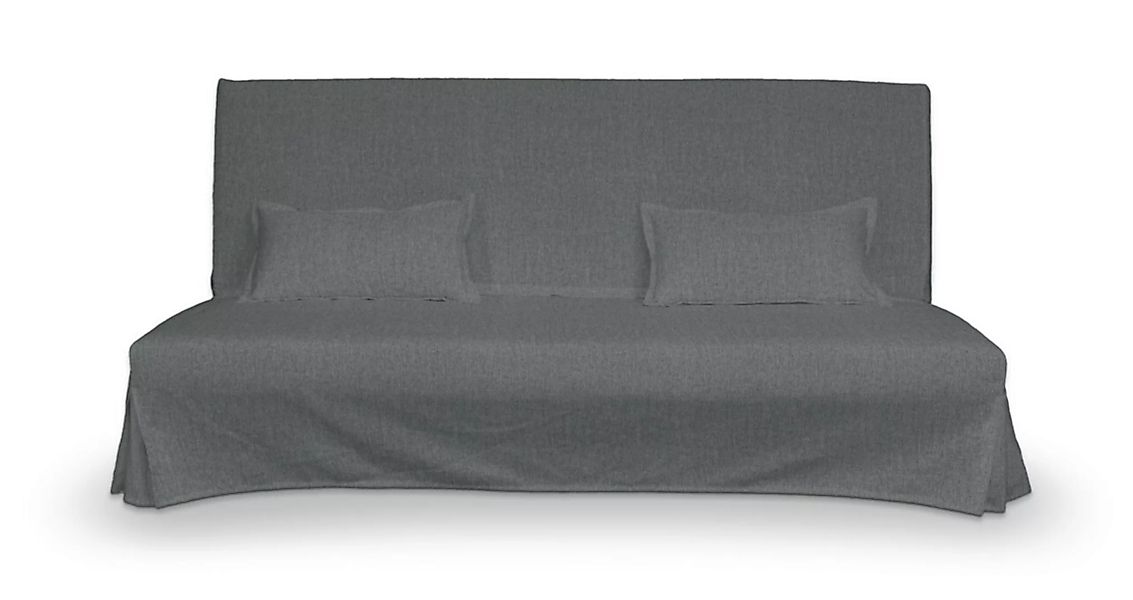 Bezug für Beddinge Sofa, lang mit zwei Kissenhüllen, grau, Bezug für Beddin günstig online kaufen