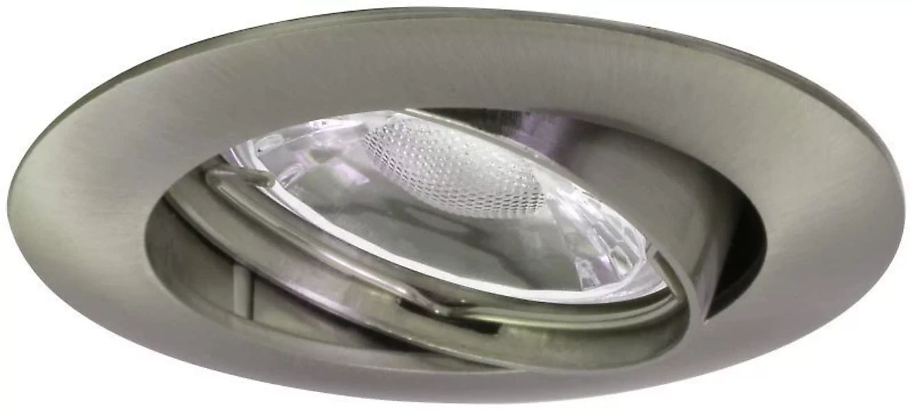 Einbaustrahler LED Einbauleuchte Downlight Ø 8,2 cm metallisch 1-flammig ru günstig online kaufen